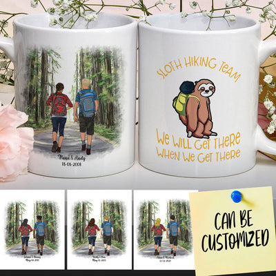 Personalized Hiking Couple Mug