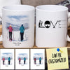 Personalized Skiing Couple Mug
