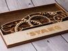 Mustang Steampunk Multi-layer Wood Art