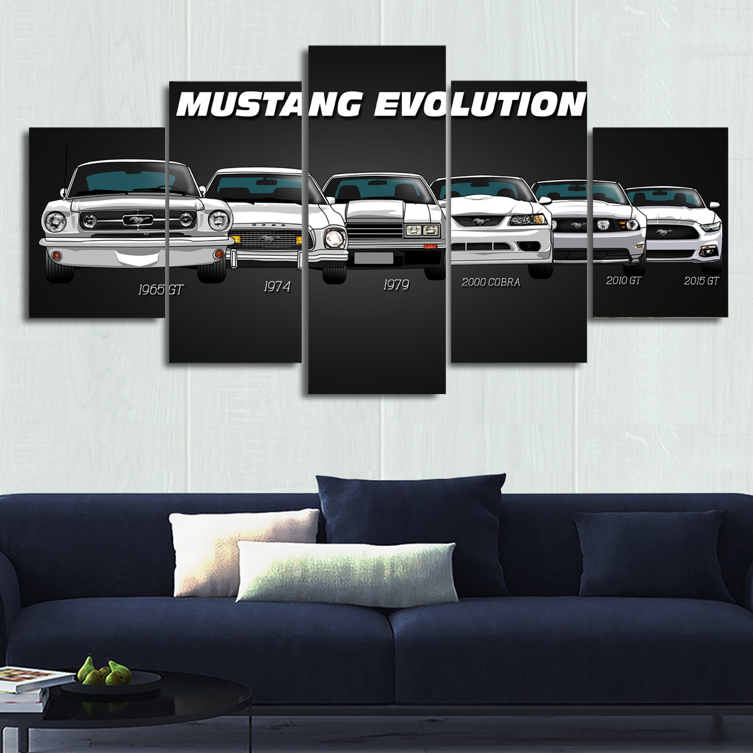 Mustang Canvas Wall Art