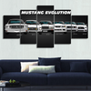 Separate Frame for Mustang Canvas Wall Art