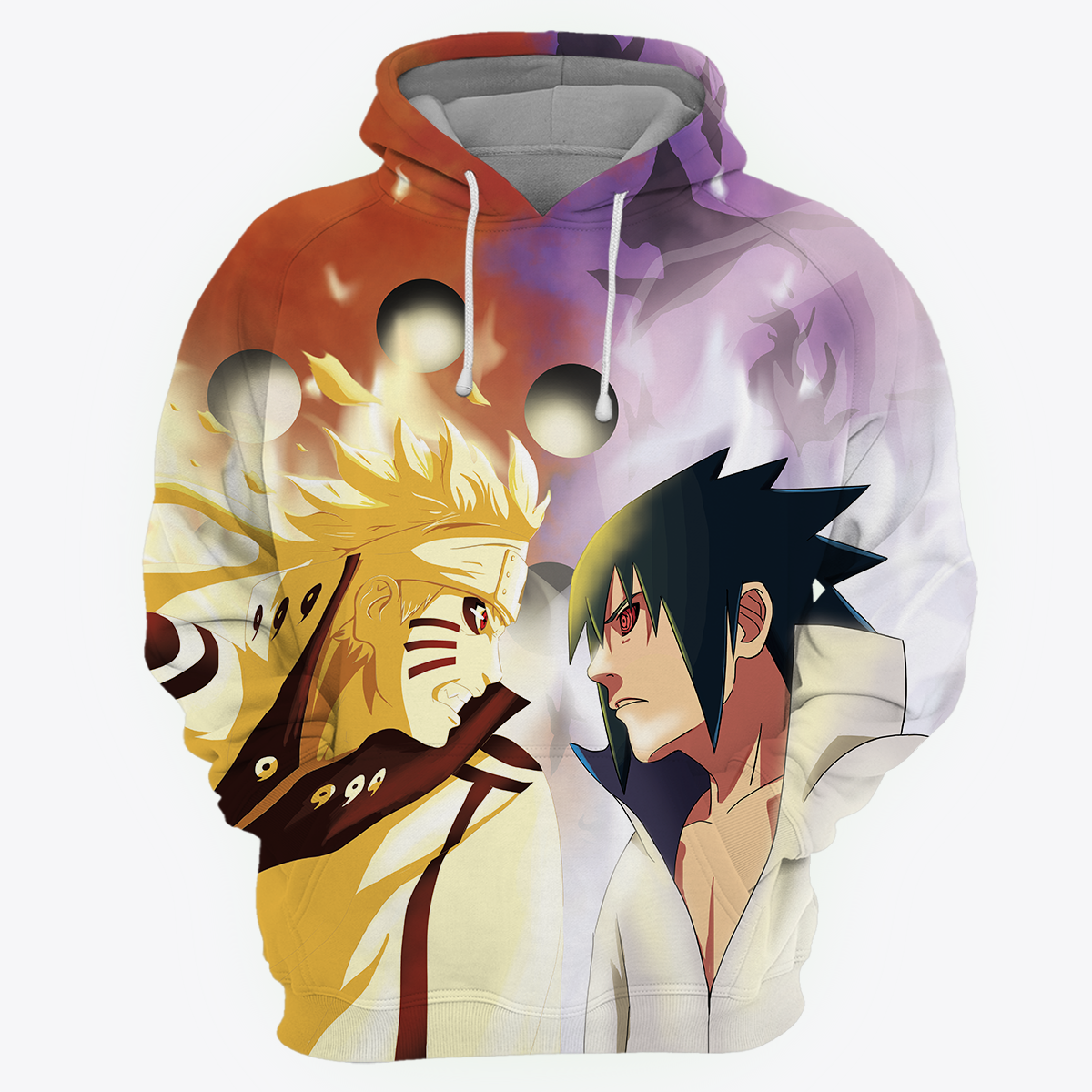 Naruto vs Sasuke All Over Print Hoodie
