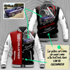 Personalized Racing Car All Over Print Baseball Jacket