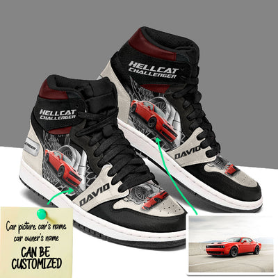 PERSONALIZED RACING CAR AJ STYLE SNEAKERS