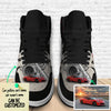 PERSONALIZED RACING CAR AJ STYLE SNEAKERS