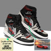 PERSONALIZED RACING CAR AJ STYLE SNEAKERS