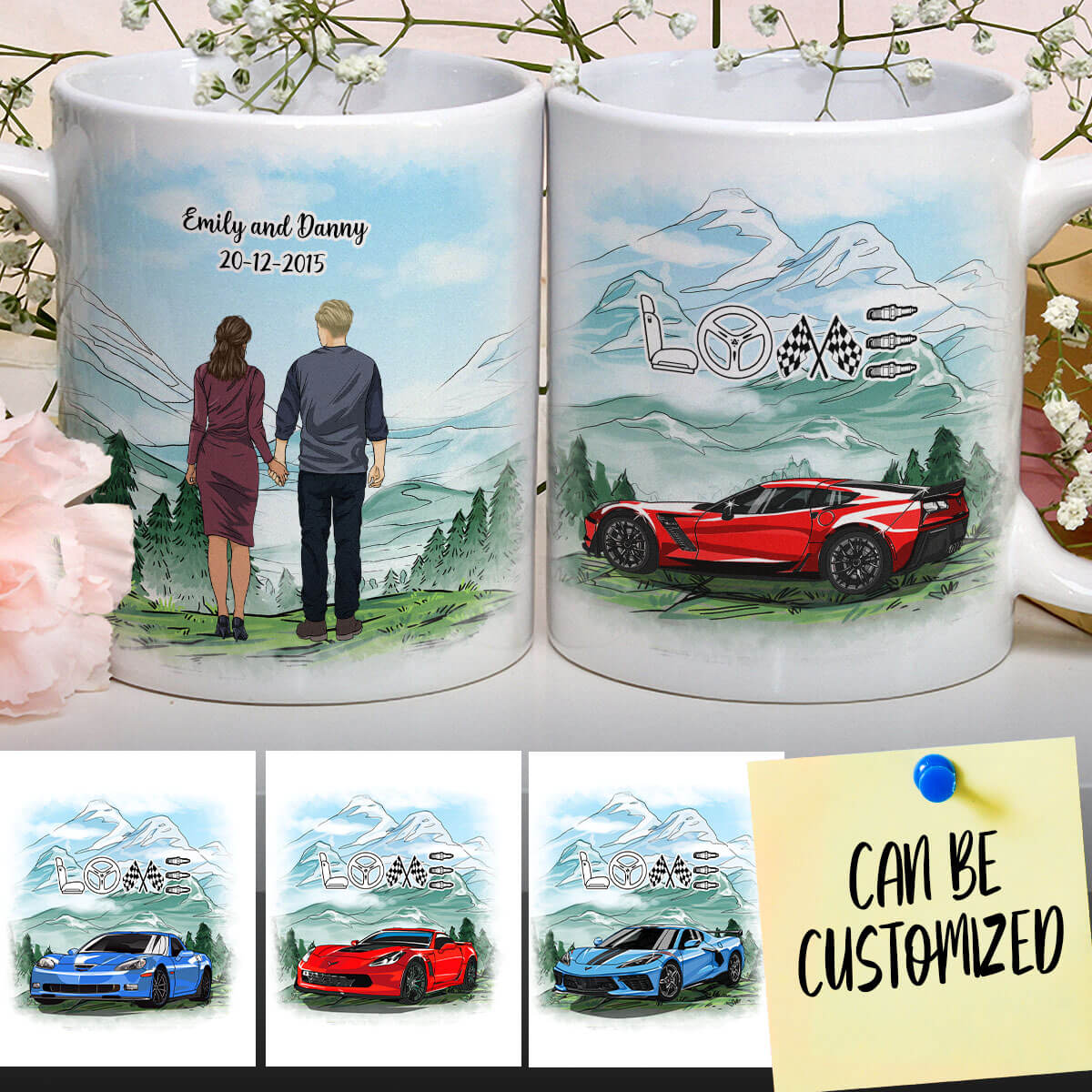 Personalized CV Couple Mug V2