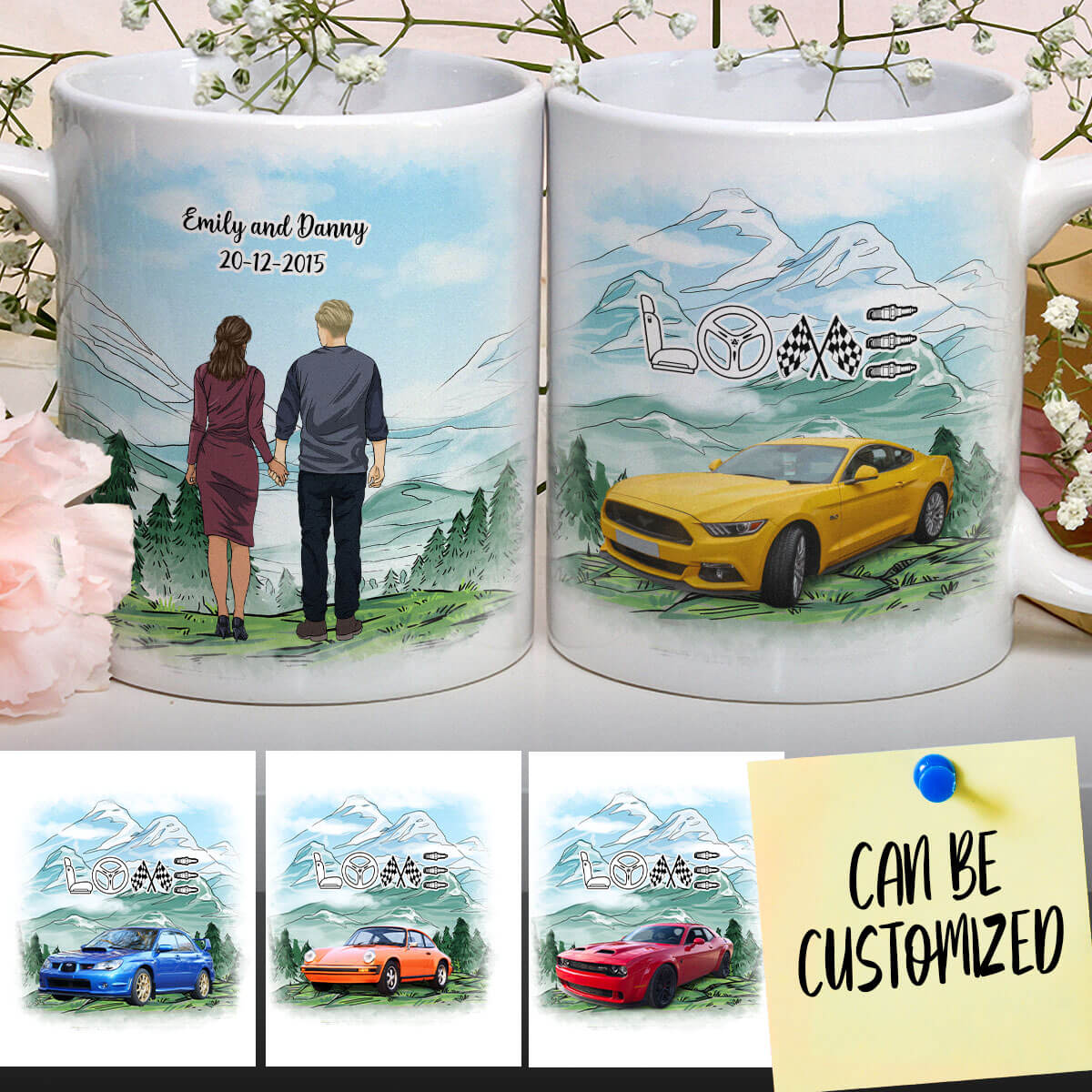 Personalized Car Tumbler - Stainless Steel Tumbler For Car Enthusiasts -  TrendySweety