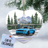 Personalized Stang Owner Heart Ornament