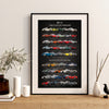 911 Art Poster - A Collection Of All Iconic 911