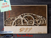 Personalized Car Enthusiasts Steampunk Multi-layered Wood Art