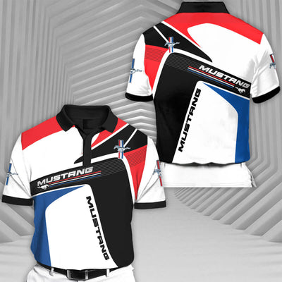 Stang-RCV2 Racing Series Short Sleeve Polo T-Shirt