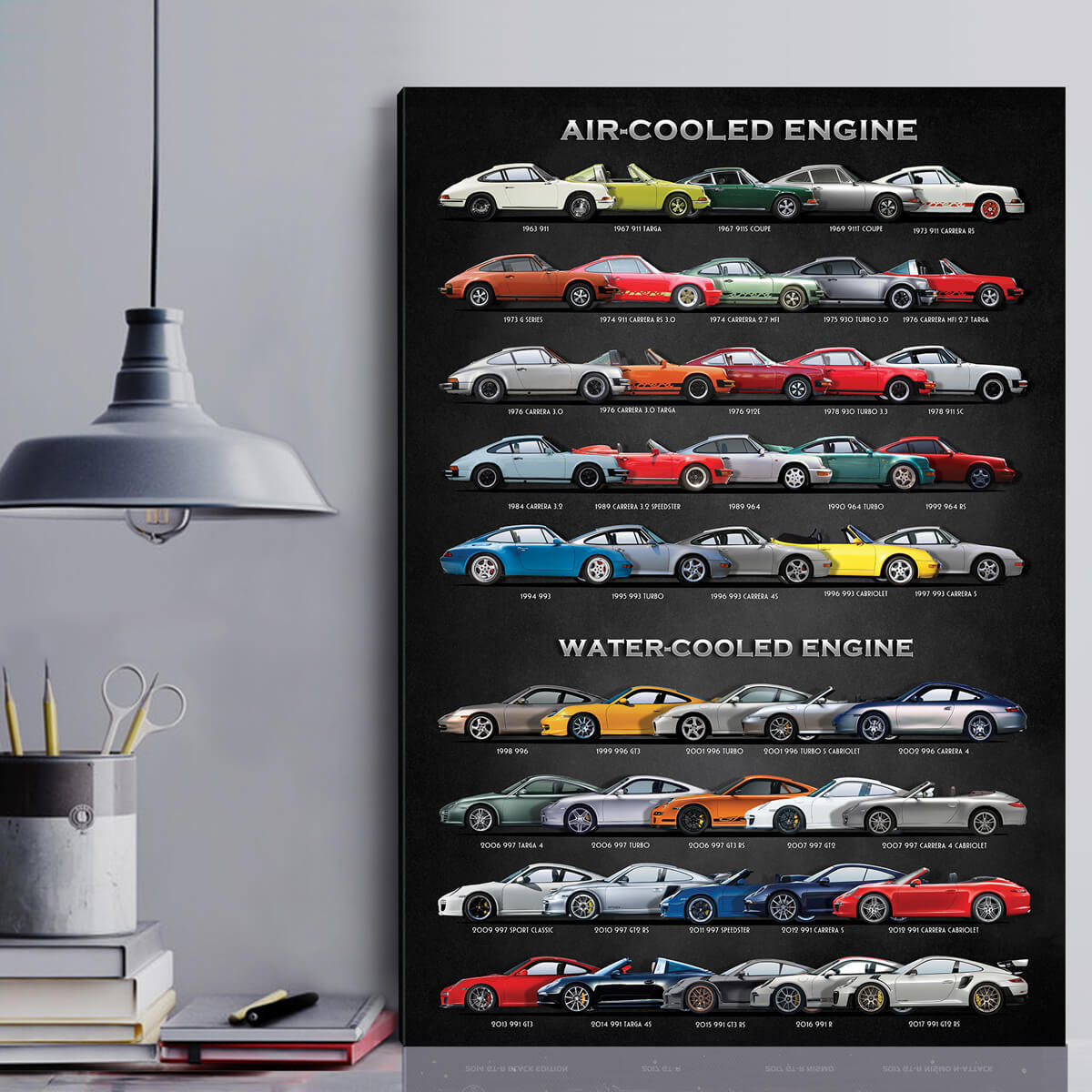 All Nine-one-one Ever Made Canvas Wall Art