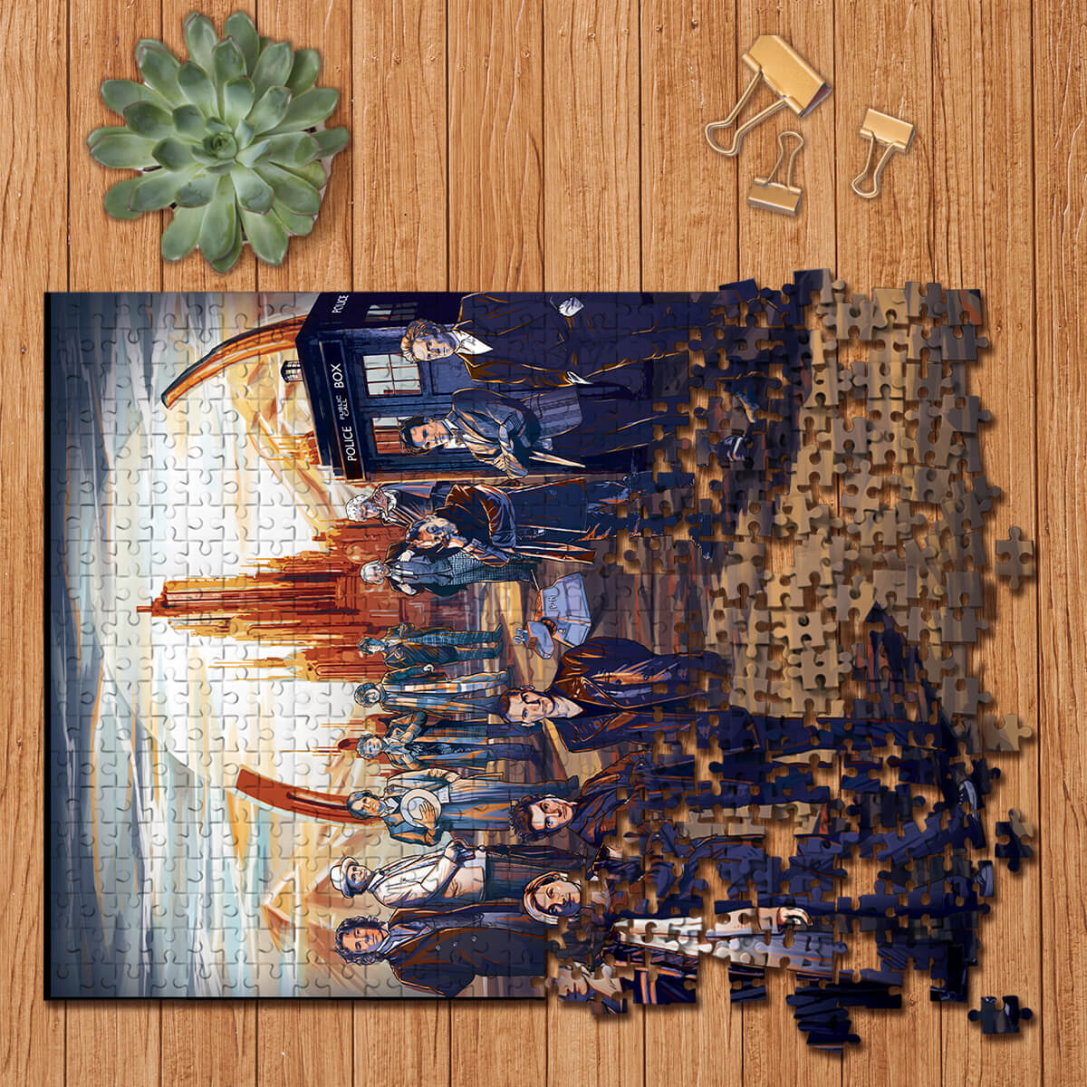 The Doctors Collection Wooden Jigsaw Puzzles