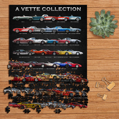 Vette Collection Wooden Jigsaw Puzzles