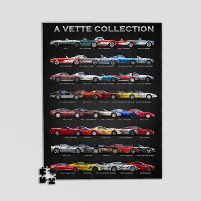 Vette Collection Wooden Jigsaw Puzzles