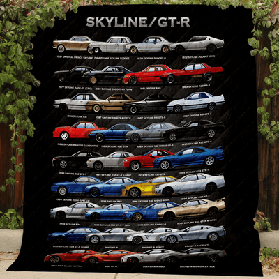 Sideview Nissan Skyline Collection Art Quilt
