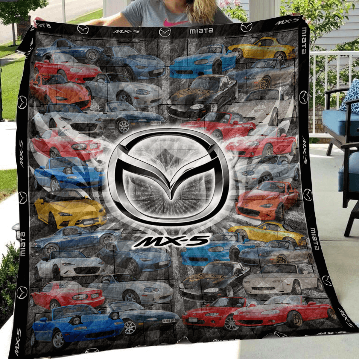 Miata Emblem Art Quilt