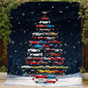 Stang Christmas Quilt - Christmas Tree From All Stangs