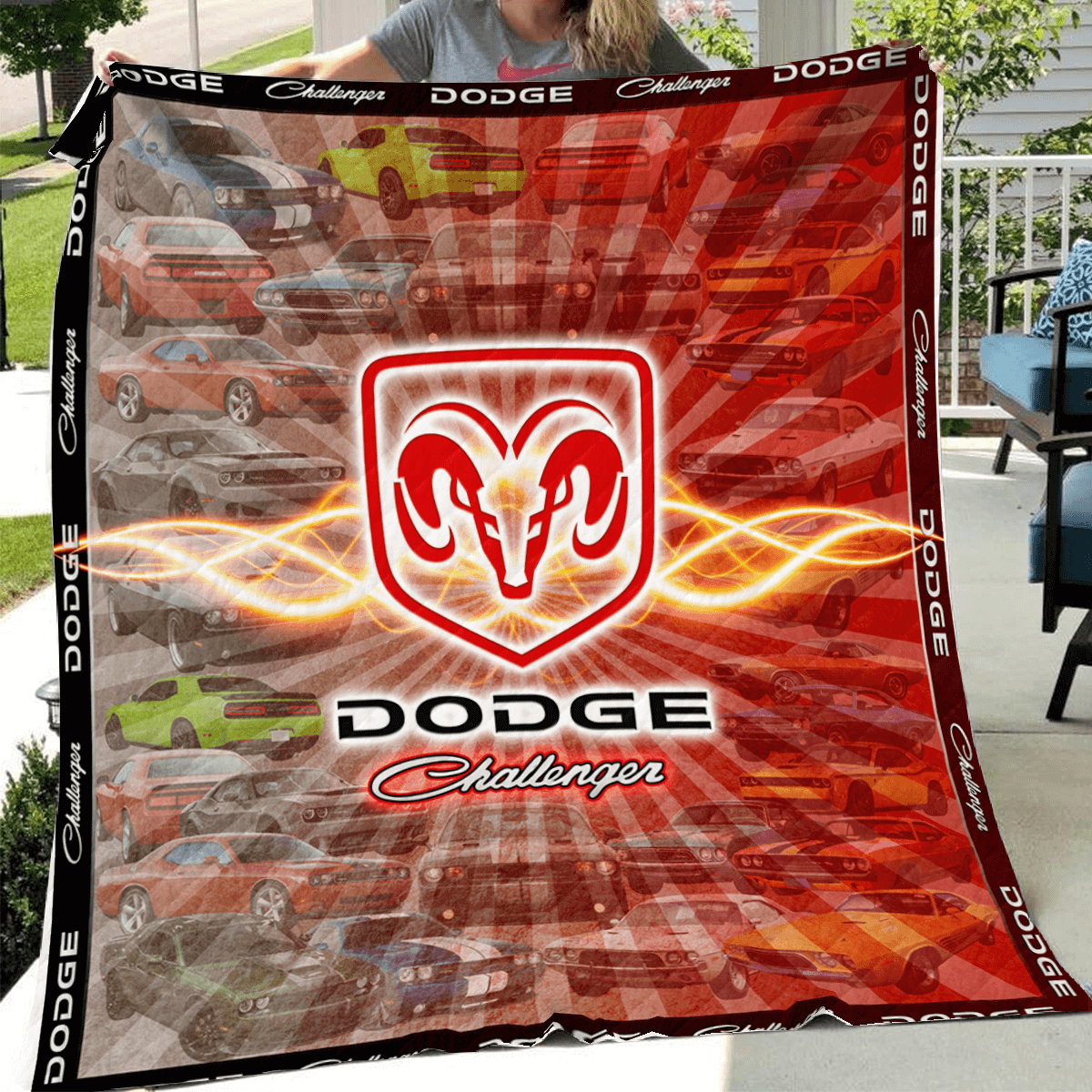 Challenger Emblem Art Quilt