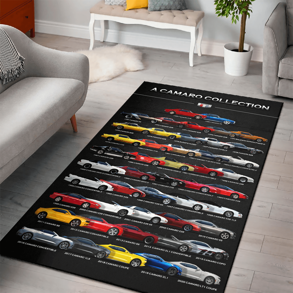 Camaro Collection All Floors Premium Art Rug