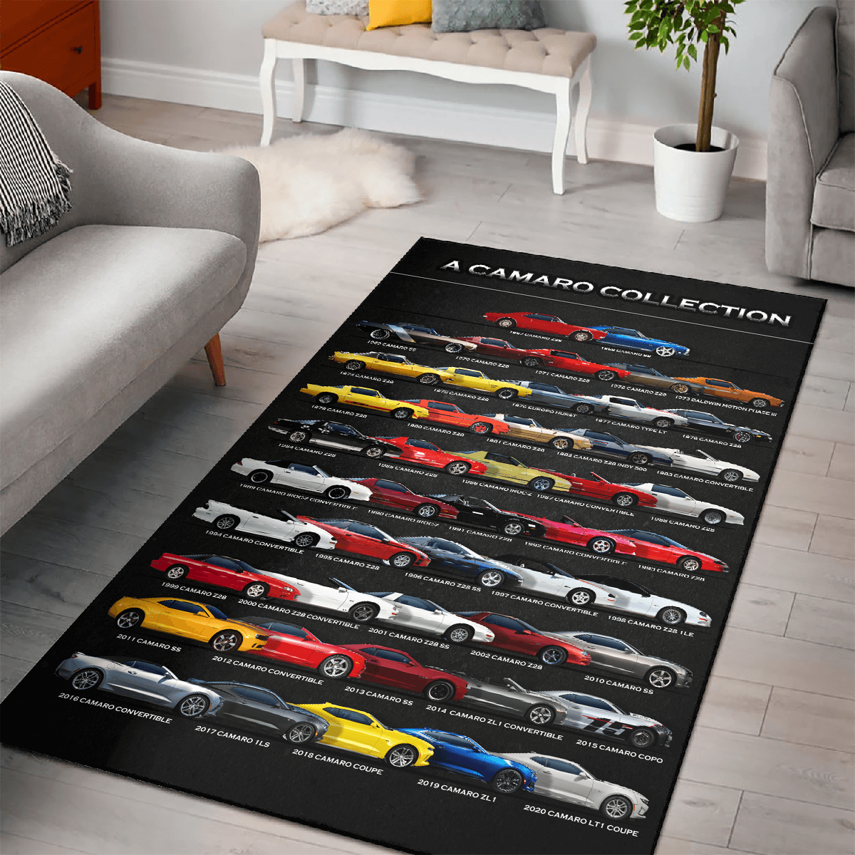 Camaro Collection All Floors Premium Art Rug V2