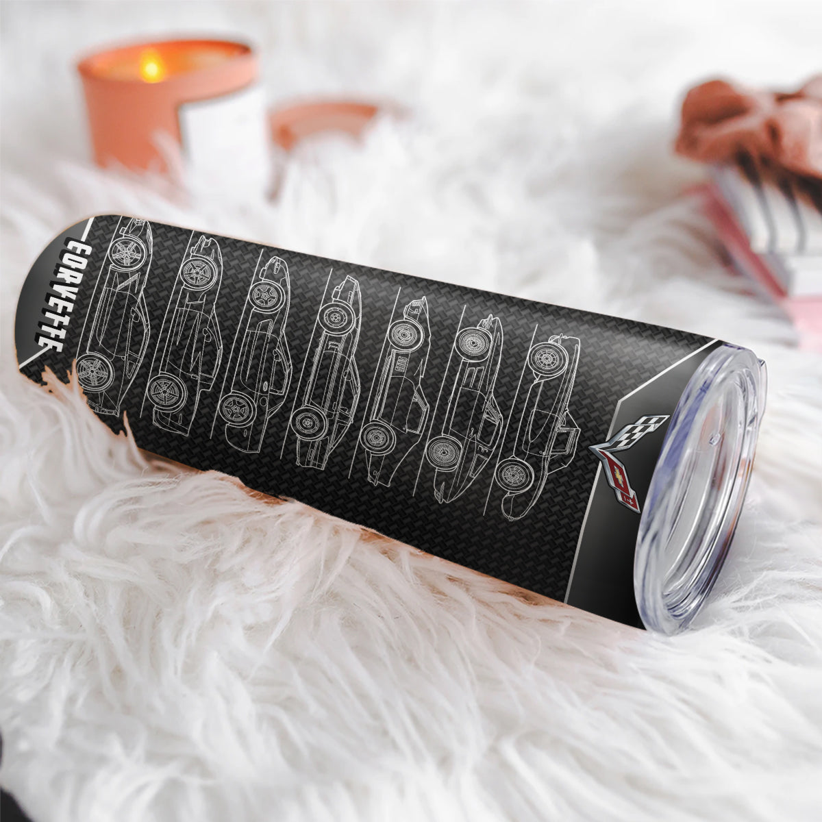 CV Silhouette Collection Skinny Tumbler - Stainless Steel Vacuum Insulated Tumbler