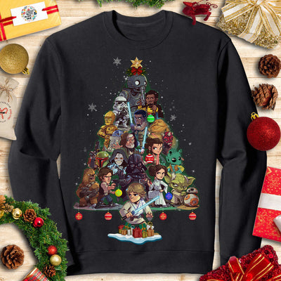 SW Characters Christmas T-shirt (new version) - Kid