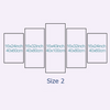 Separate Frames for VW Golf Evolution Canvas Wall Art (No canvas attached)
