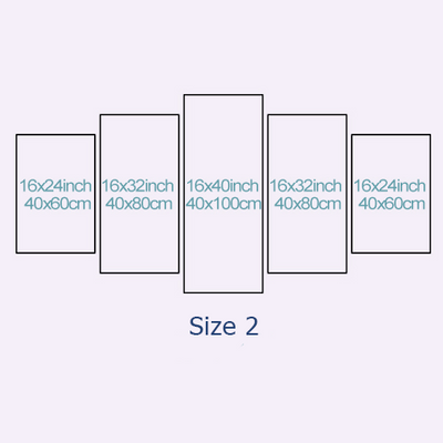 Separate Frames for VW Golf Evolution Canvas Wall Art (No canvas attached)