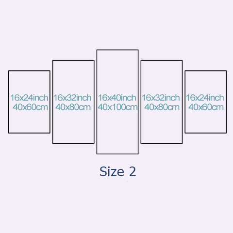 Mustang Landscape Canvas Wall Art No.10