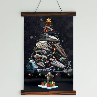 SW Christmas Tree Canvas Wall Art