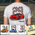 Customized CV Collection Number Art T-shirt