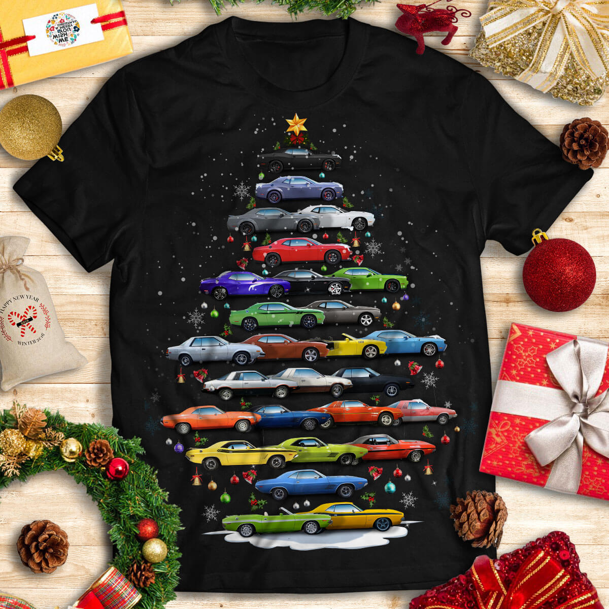Challenger Christmas T-Shirt - Christmas Tree From All Challengers