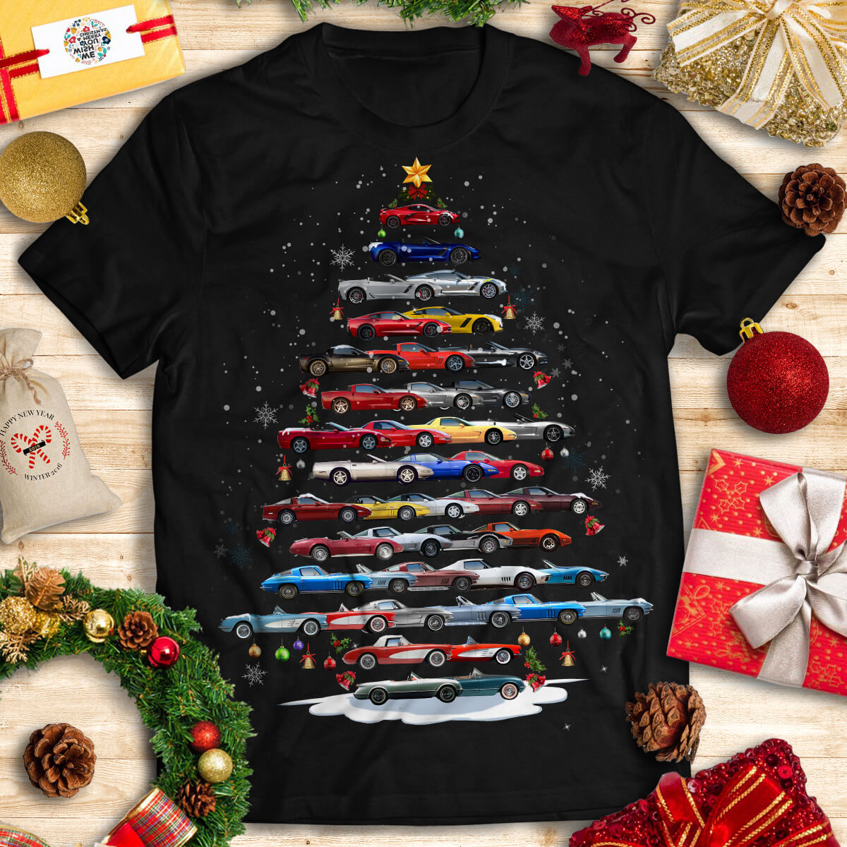 CV Christmas T-Shirt - Christmas Tree From All CVs