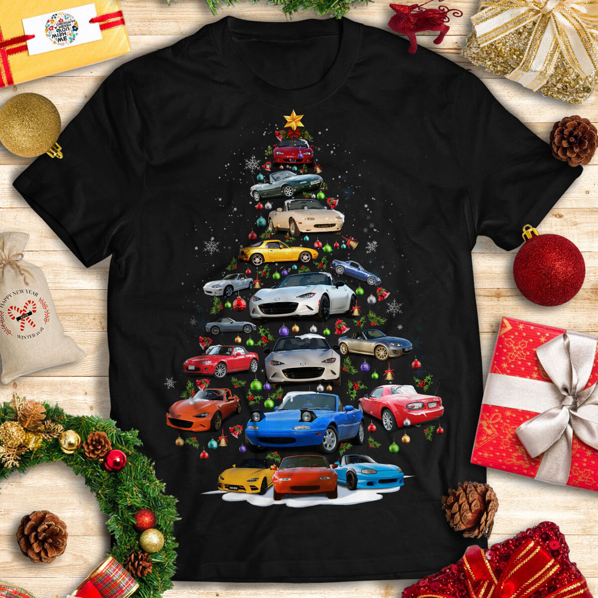 MIATA CHRISTMAS T-SHIRT
