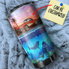 Personalized Vette On Island Stainless Steel Tumbler