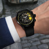 CV Wheel Premium Leather Watch