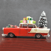 Car with Christmas Tree and Gifts Vintage Model