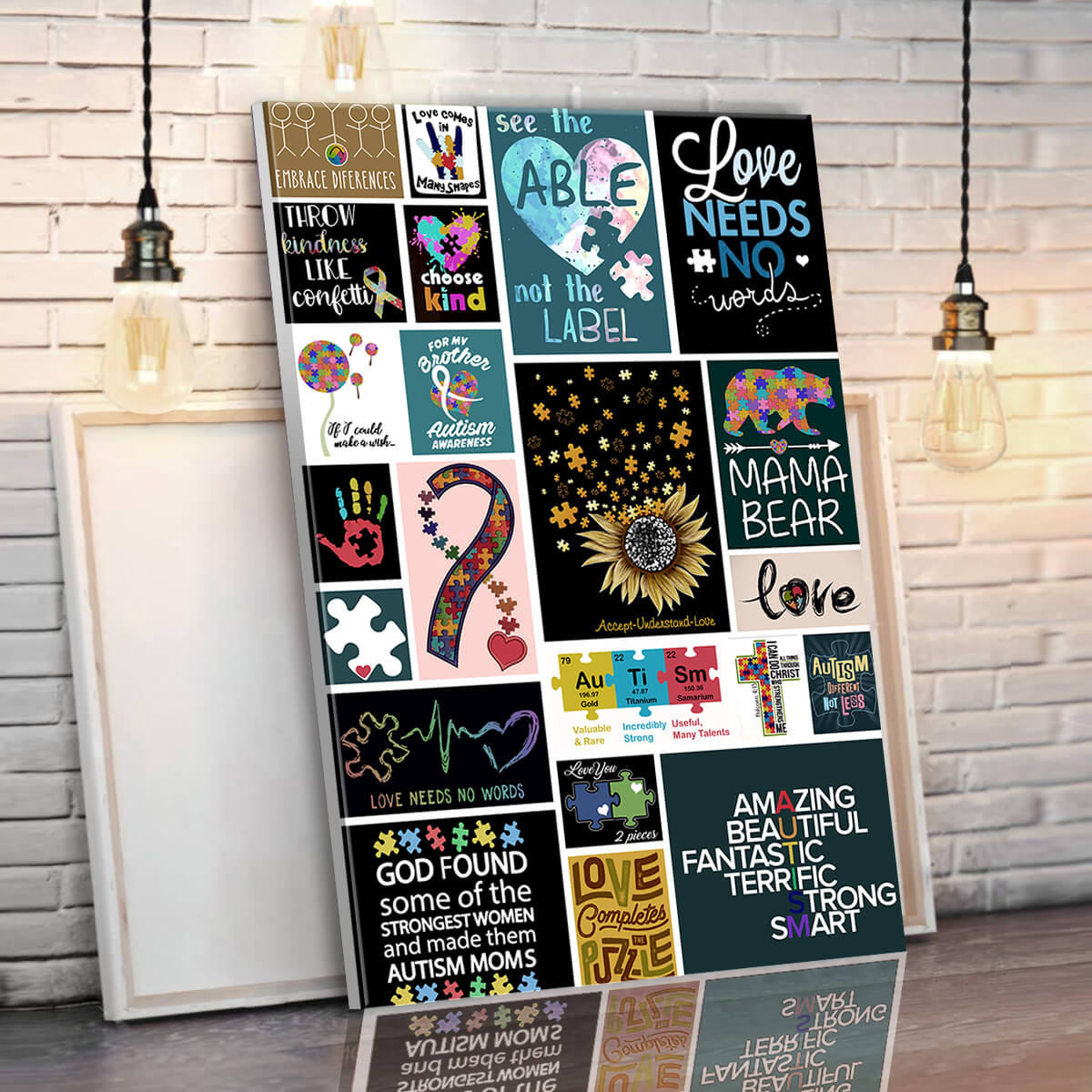 Autism Canvas Wall Art