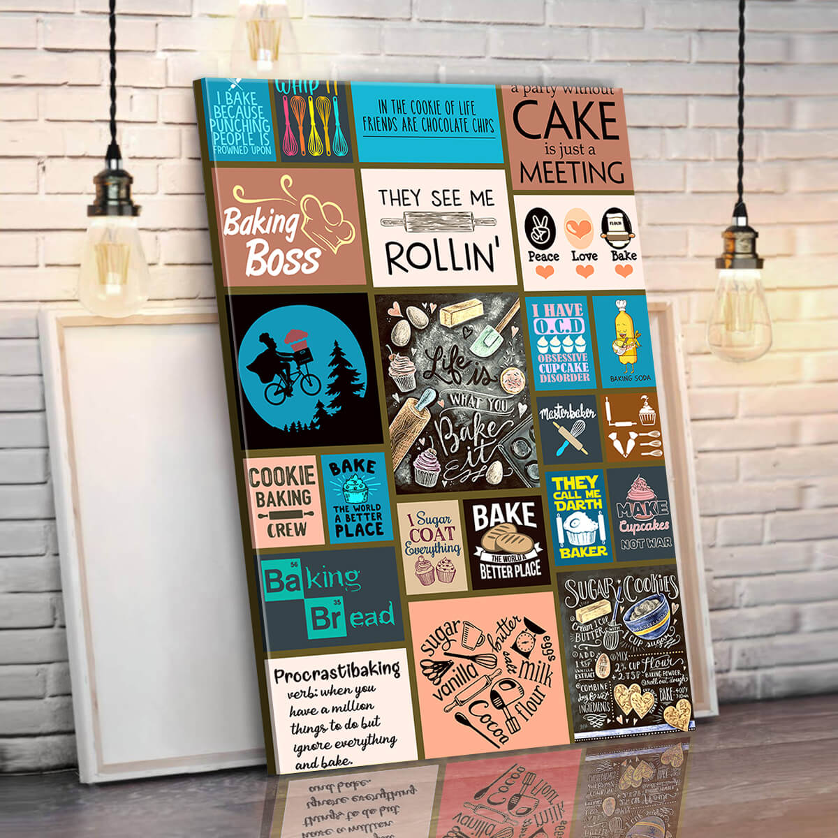 Baking Canvas Wall Art