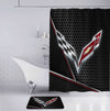 CV Bathroom Mat Set and Shower Curtain
