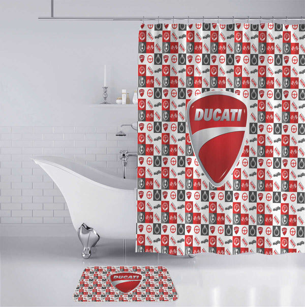 Camaro Bathroom Mat Set and Shower Curtain - TrendySweety