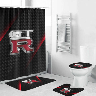Skyline/GTR Bathroom Mat Set and Shower Curtain