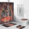 Godzilla Bathroom Mat Set and Shower Curtain