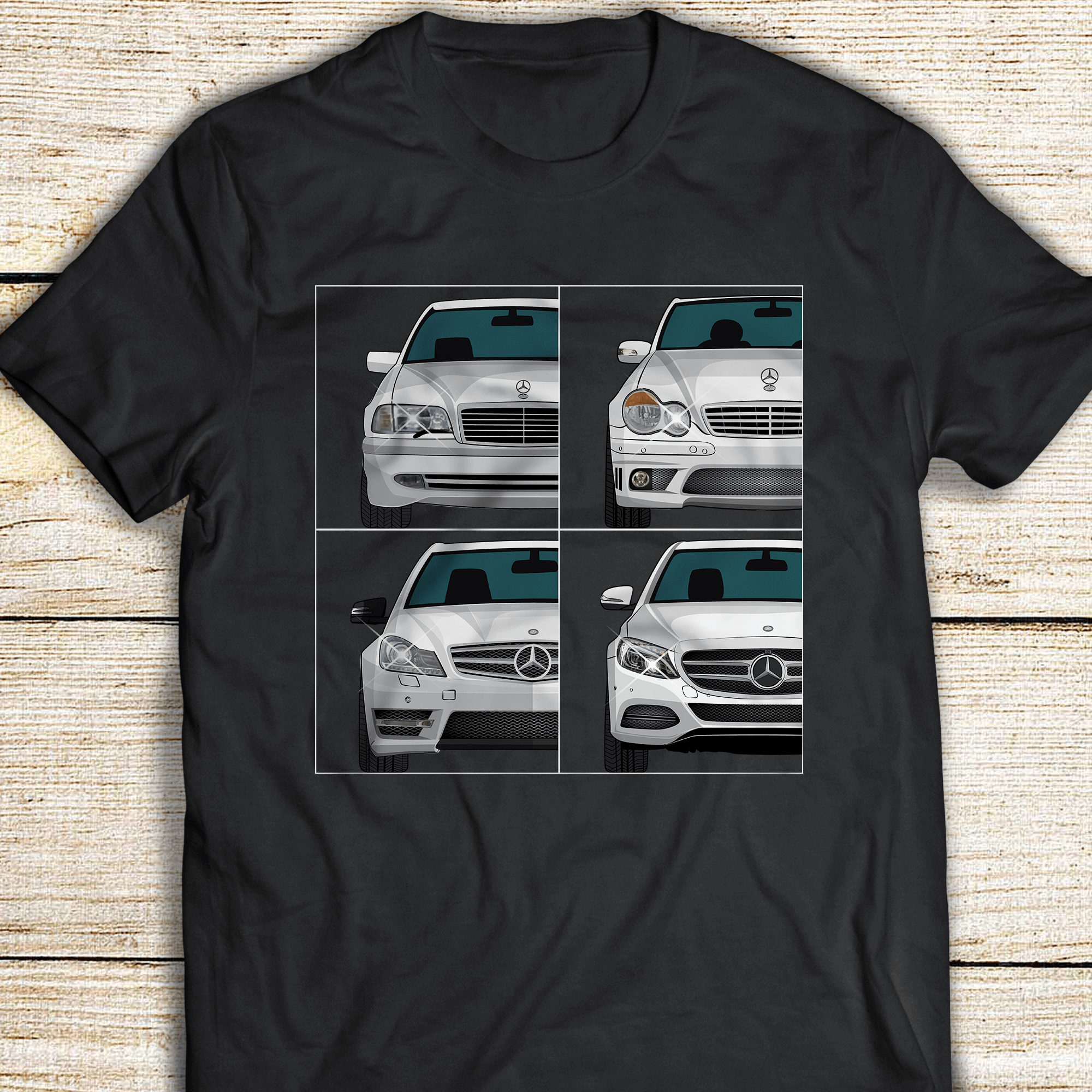 C-Class Front View Collection T-shirt