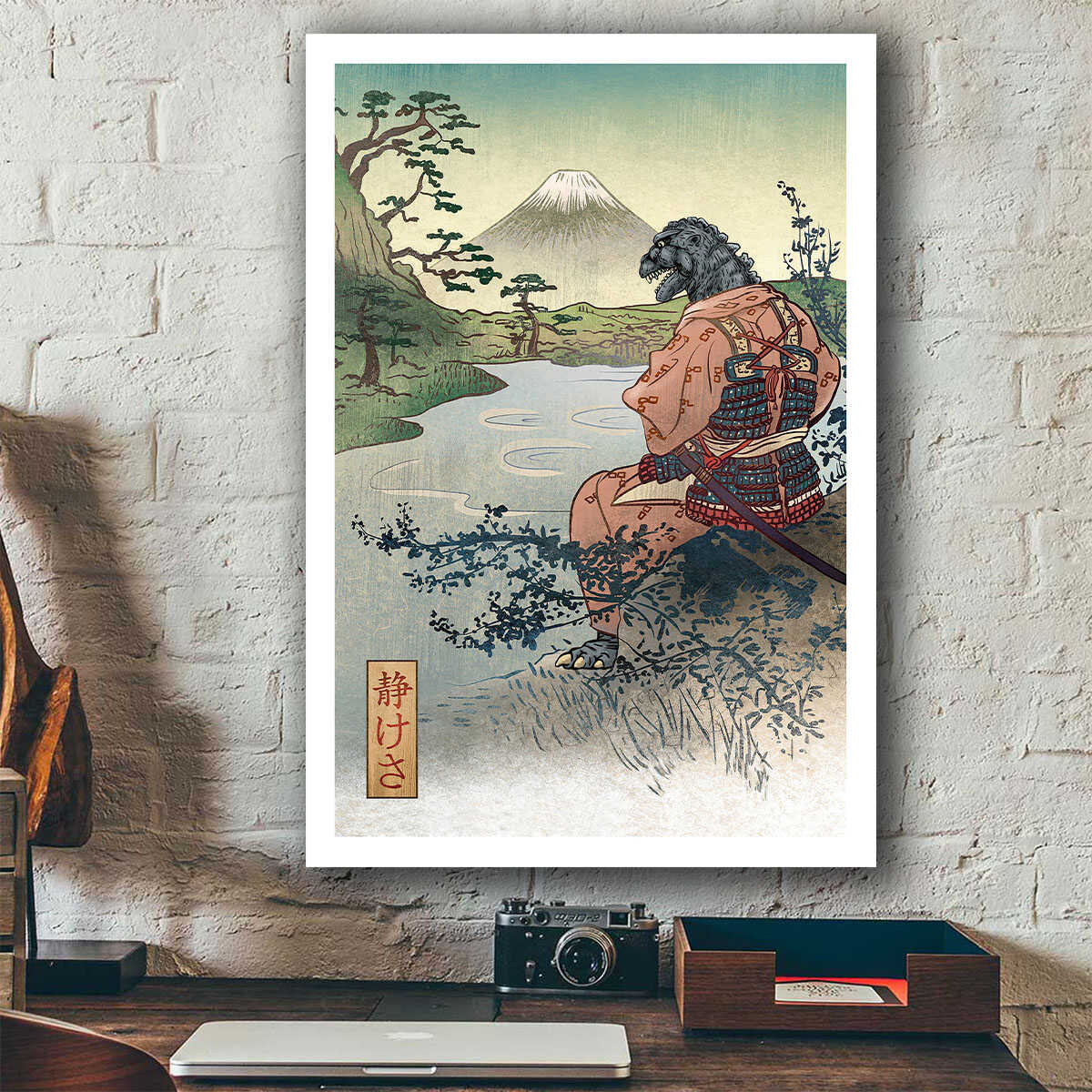 Godzilla Poster - A Kimono Collection