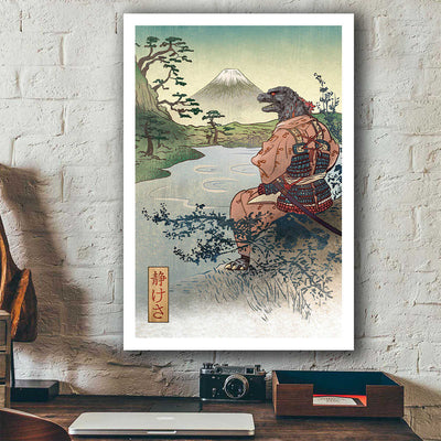 Godzilla Poster - A Kimono Collection