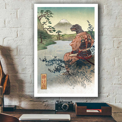Godzilla Poster - A Kimono Collection