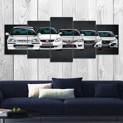 Type R Canvas Wall Art (new version)